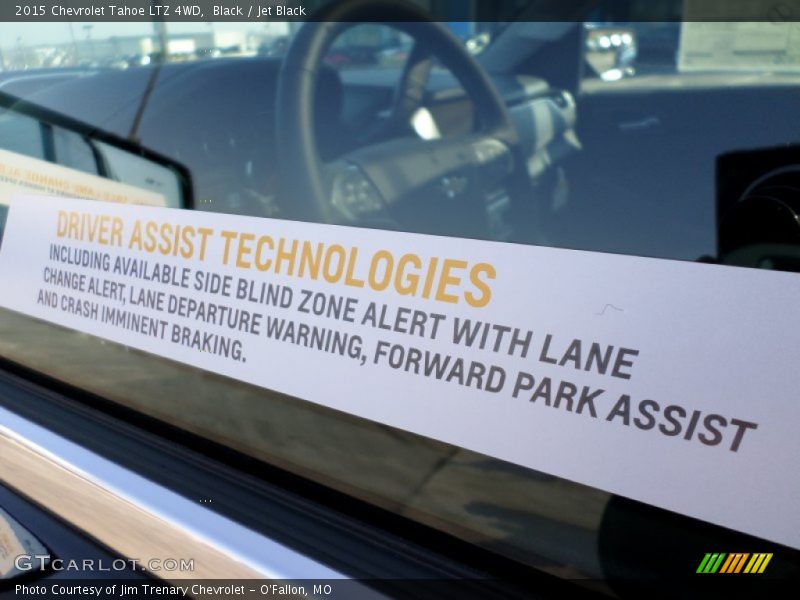 Info Tag of 2015 Tahoe LTZ 4WD