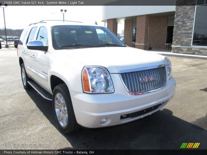 Summit White / Light Tan 2008 GMC Yukon SLT 4x4