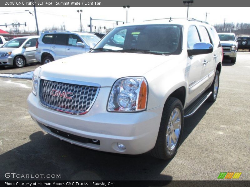 Summit White / Light Tan 2008 GMC Yukon SLT 4x4