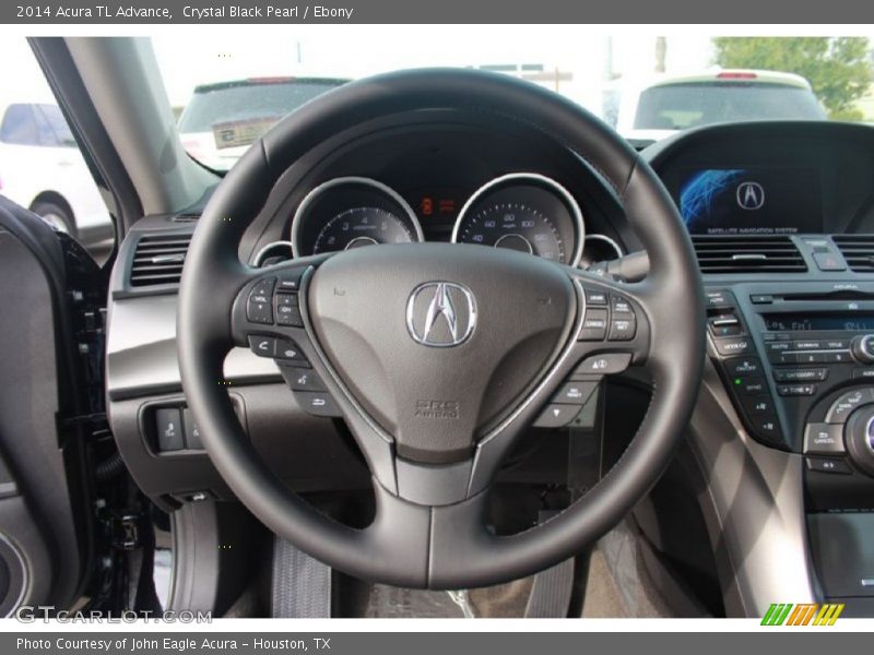 Crystal Black Pearl / Ebony 2014 Acura TL Advance
