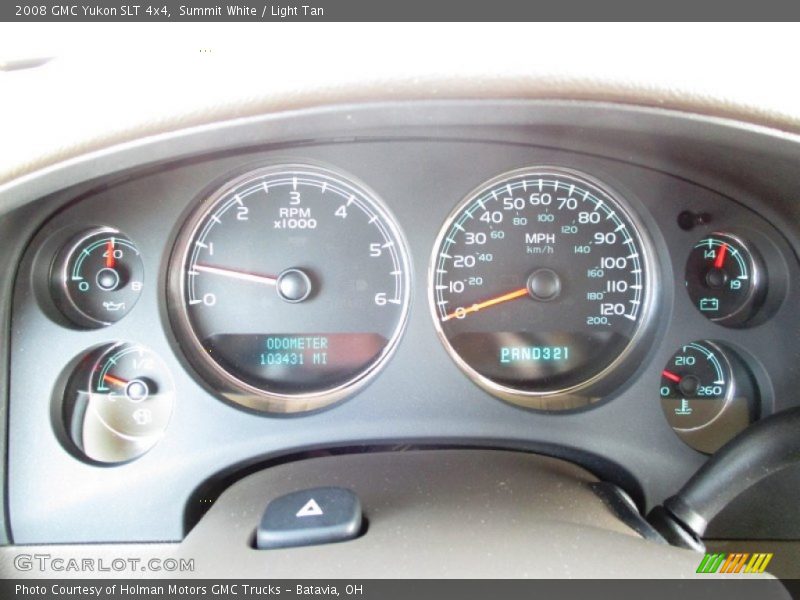 Summit White / Light Tan 2008 GMC Yukon SLT 4x4