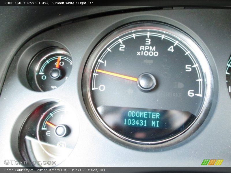 Summit White / Light Tan 2008 GMC Yukon SLT 4x4