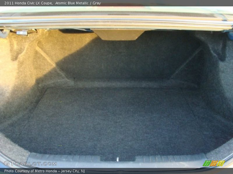 Atomic Blue Metallic / Gray 2011 Honda Civic LX Coupe
