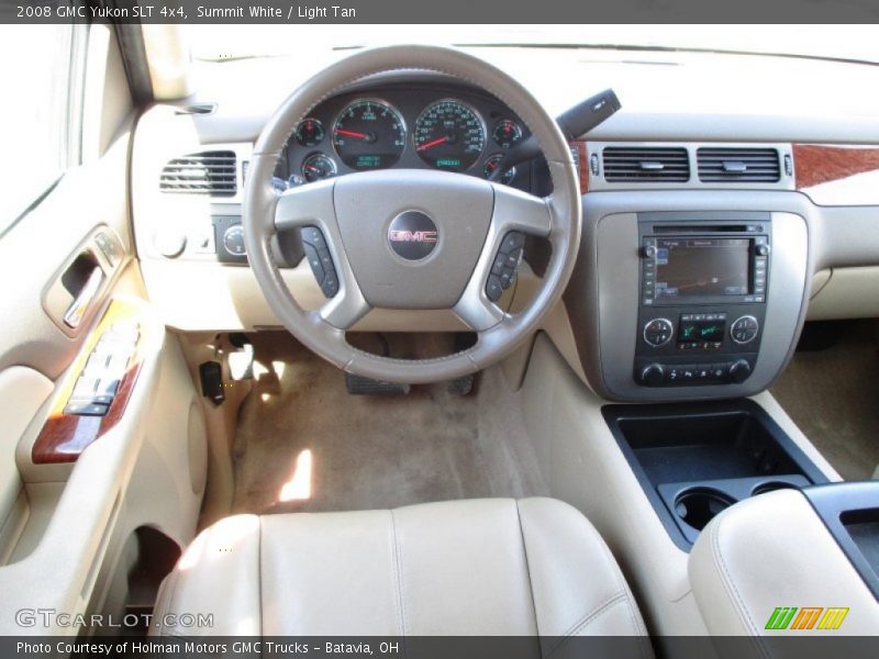 Summit White / Light Tan 2008 GMC Yukon SLT 4x4