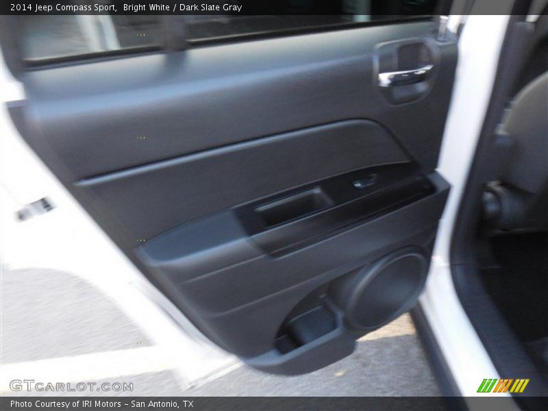 Bright White / Dark Slate Gray 2014 Jeep Compass Sport