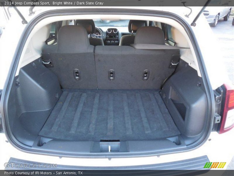 Bright White / Dark Slate Gray 2014 Jeep Compass Sport