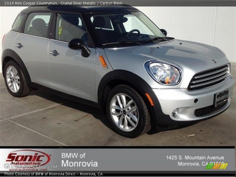 Crystal Silver Metallic / Carbon Black 2014 Mini Cooper Countryman