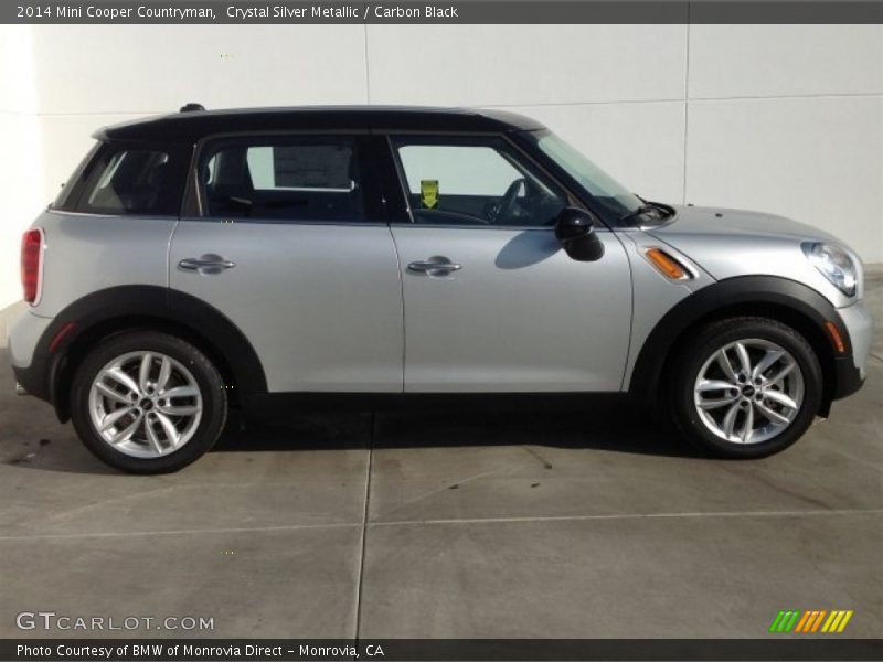 Crystal Silver Metallic / Carbon Black 2014 Mini Cooper Countryman