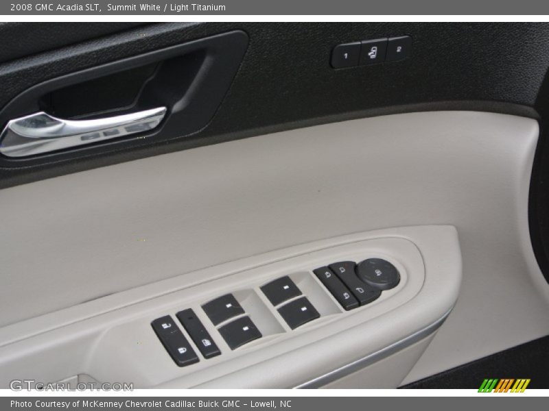 Summit White / Light Titanium 2008 GMC Acadia SLT