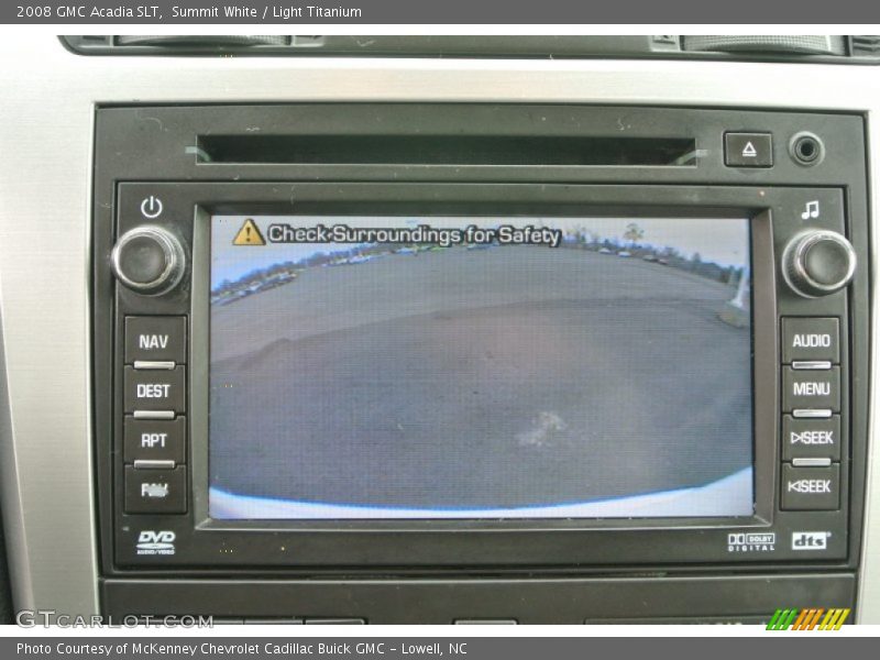 Summit White / Light Titanium 2008 GMC Acadia SLT