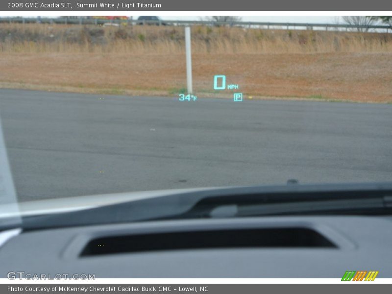Summit White / Light Titanium 2008 GMC Acadia SLT