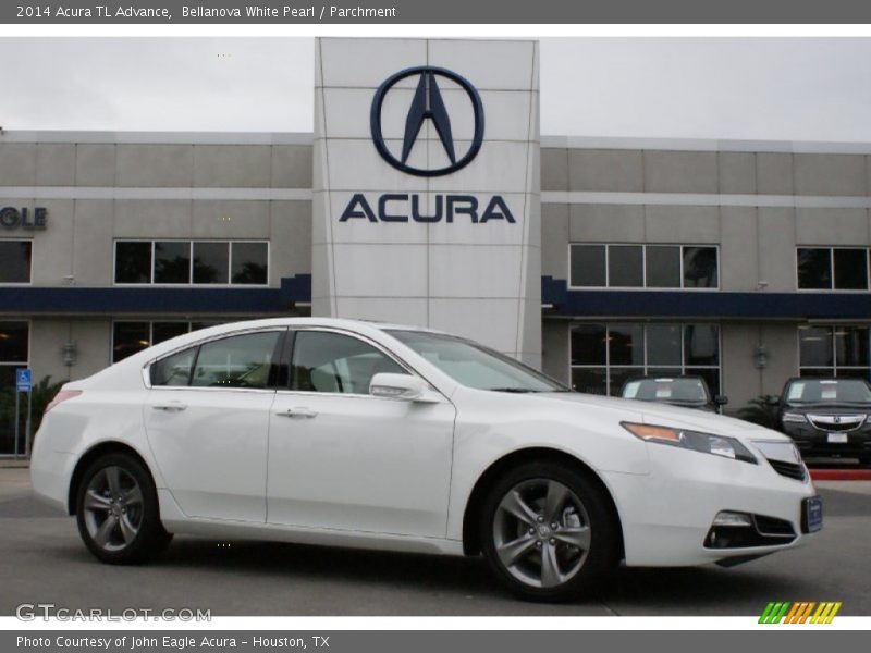 Bellanova White Pearl / Parchment 2014 Acura TL Advance