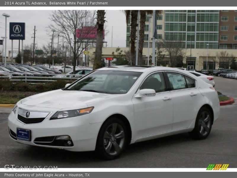 Bellanova White Pearl / Parchment 2014 Acura TL Advance