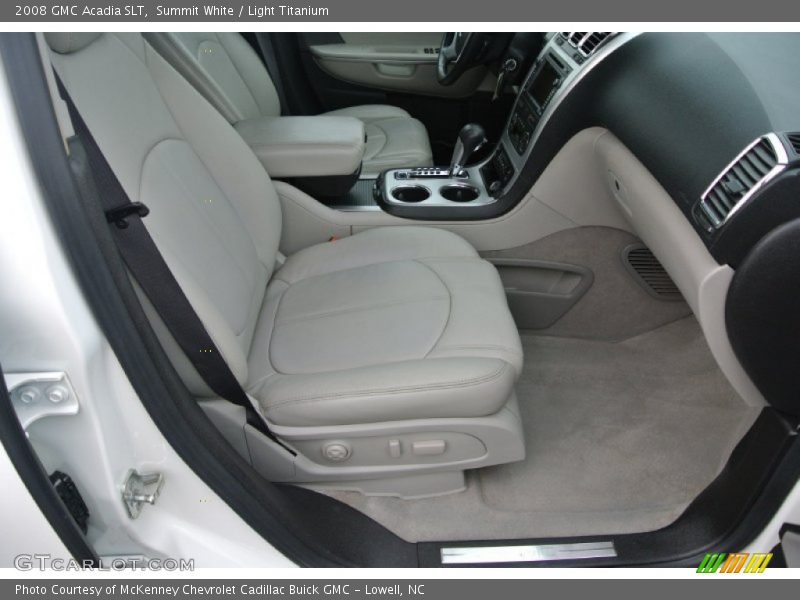 Summit White / Light Titanium 2008 GMC Acadia SLT