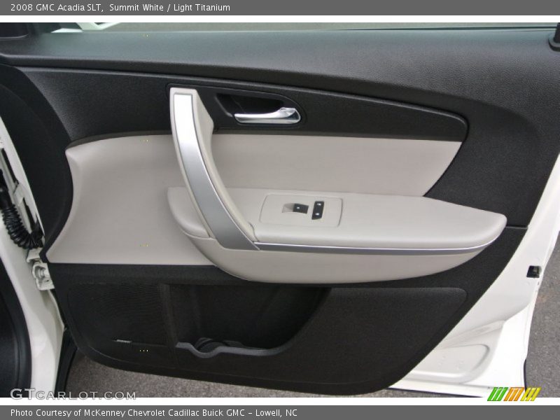 Summit White / Light Titanium 2008 GMC Acadia SLT