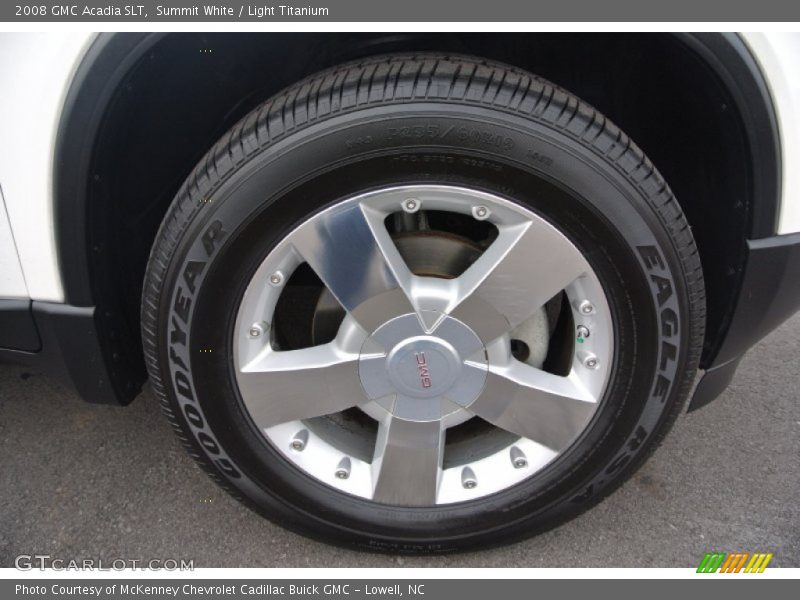 Summit White / Light Titanium 2008 GMC Acadia SLT