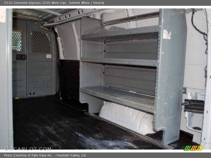 Summit White / Neutral 2010 Chevrolet Express 1500 Work Van