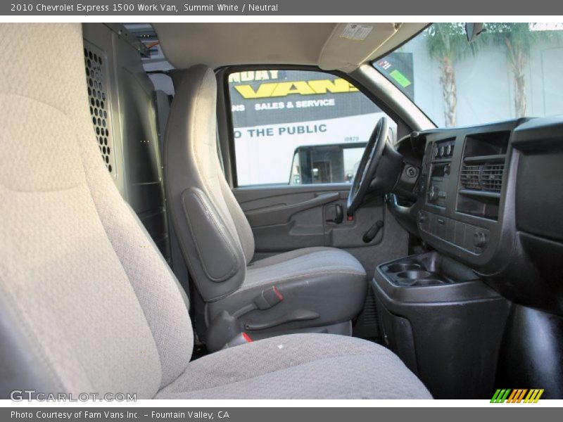 Summit White / Neutral 2010 Chevrolet Express 1500 Work Van