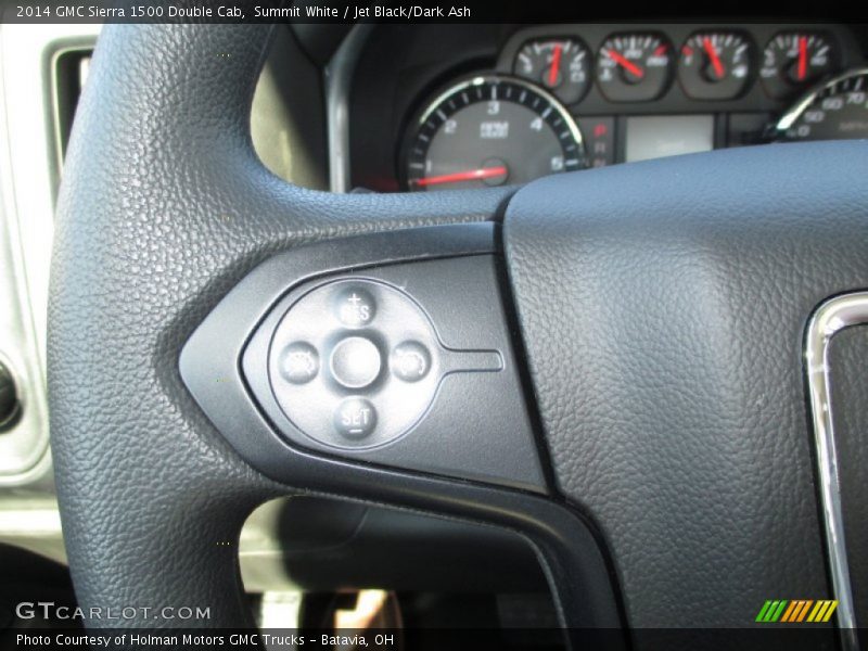 Summit White / Jet Black/Dark Ash 2014 GMC Sierra 1500 Double Cab