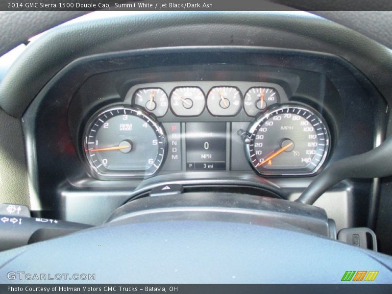 Summit White / Jet Black/Dark Ash 2014 GMC Sierra 1500 Double Cab