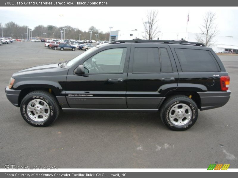 Black / Sandstone 2001 Jeep Grand Cherokee Laredo 4x4