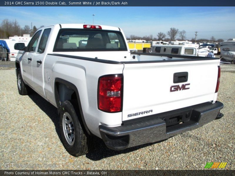 Summit White / Jet Black/Dark Ash 2014 GMC Sierra 1500 Double Cab