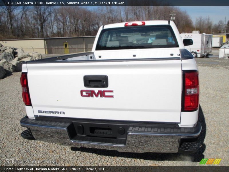 Summit White / Jet Black/Dark Ash 2014 GMC Sierra 1500 Double Cab