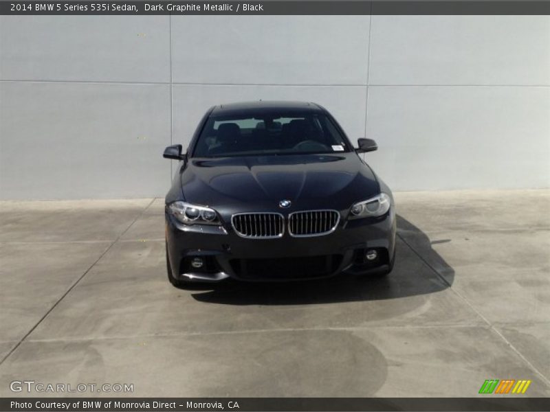 Dark Graphite Metallic / Black 2014 BMW 5 Series 535i Sedan