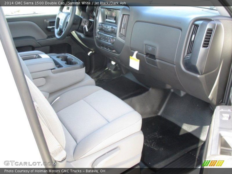 Summit White / Jet Black/Dark Ash 2014 GMC Sierra 1500 Double Cab