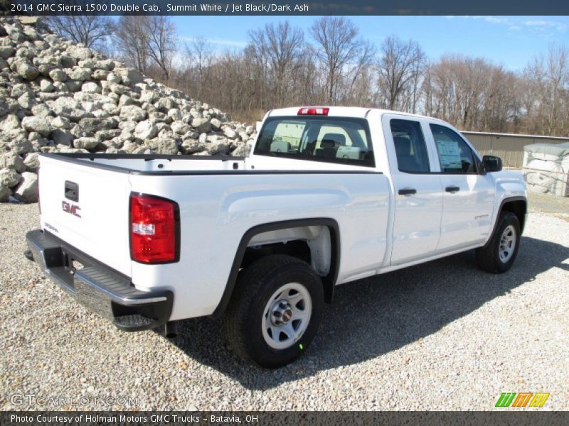 Summit White / Jet Black/Dark Ash 2014 GMC Sierra 1500 Double Cab