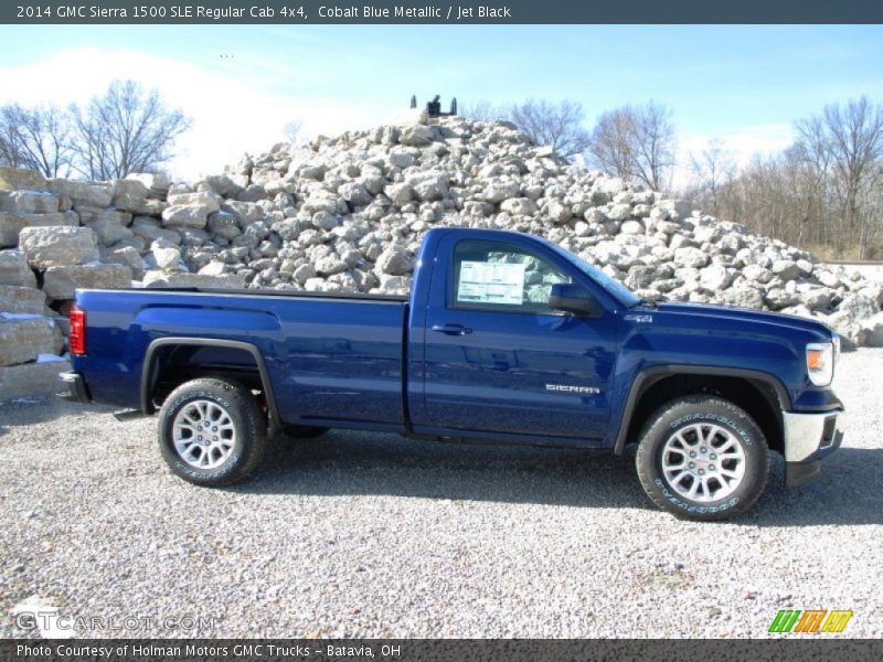  2014 Sierra 1500 SLE Regular Cab 4x4 Cobalt Blue Metallic