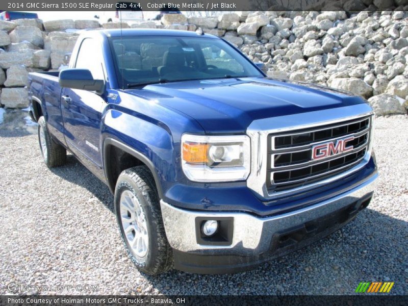 Front 3/4 View of 2014 Sierra 1500 SLE Regular Cab 4x4