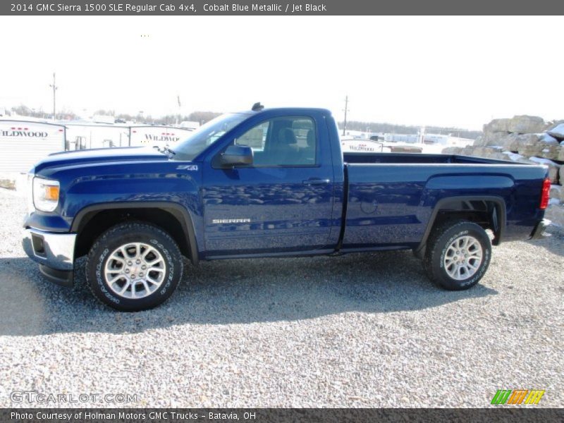  2014 Sierra 1500 SLE Regular Cab 4x4 Cobalt Blue Metallic