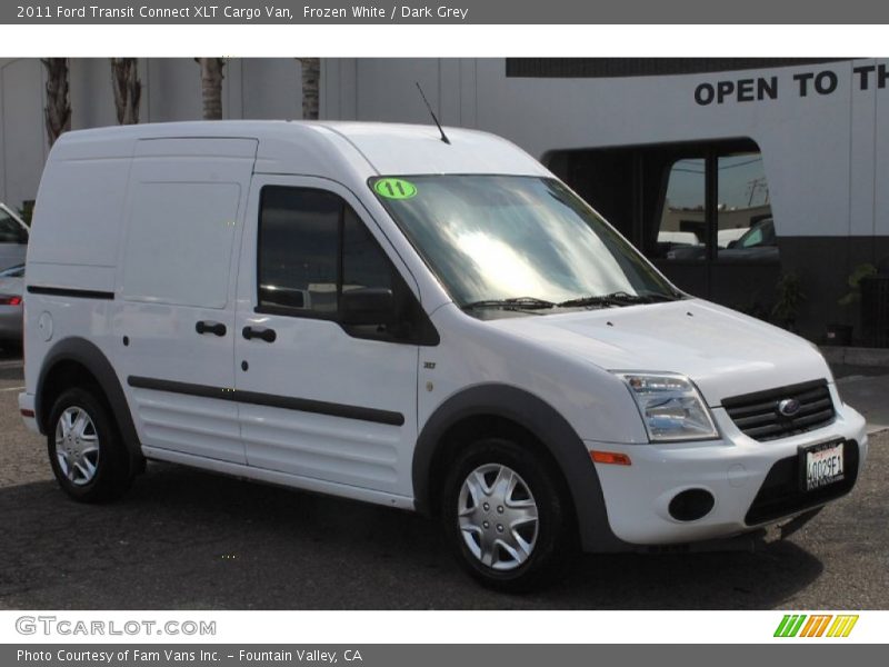 Frozen White / Dark Grey 2011 Ford Transit Connect XLT Cargo Van