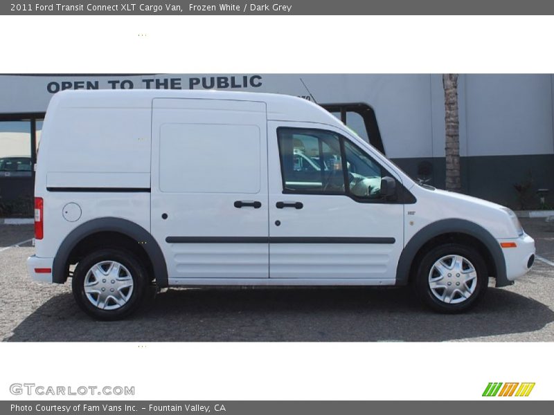 Frozen White / Dark Grey 2011 Ford Transit Connect XLT Cargo Van