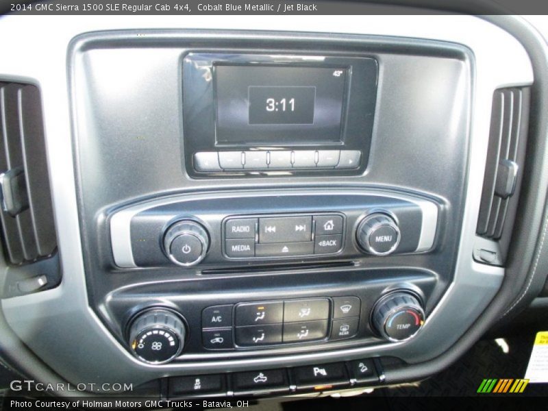 Cobalt Blue Metallic / Jet Black 2014 GMC Sierra 1500 SLE Regular Cab 4x4