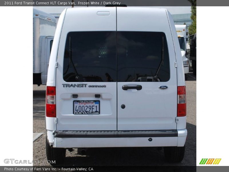 Frozen White / Dark Grey 2011 Ford Transit Connect XLT Cargo Van