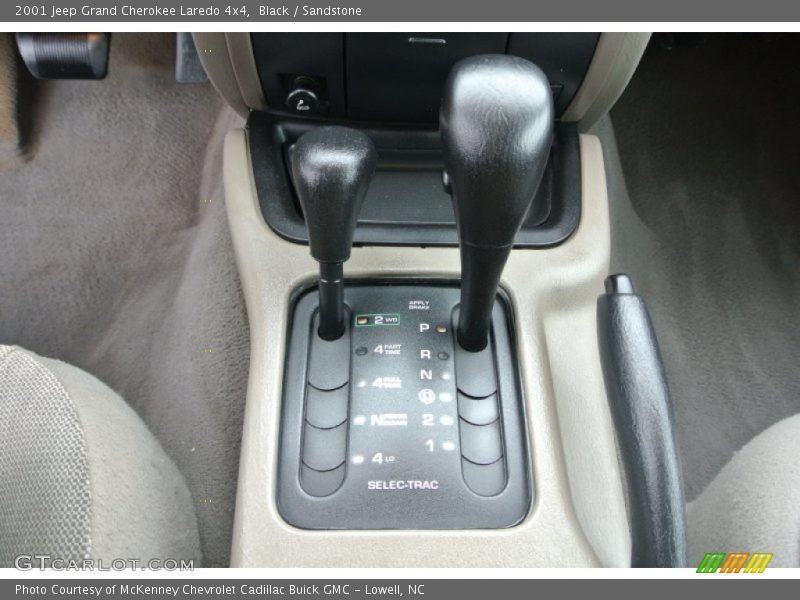 Black / Sandstone 2001 Jeep Grand Cherokee Laredo 4x4