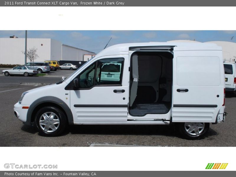 Frozen White / Dark Grey 2011 Ford Transit Connect XLT Cargo Van