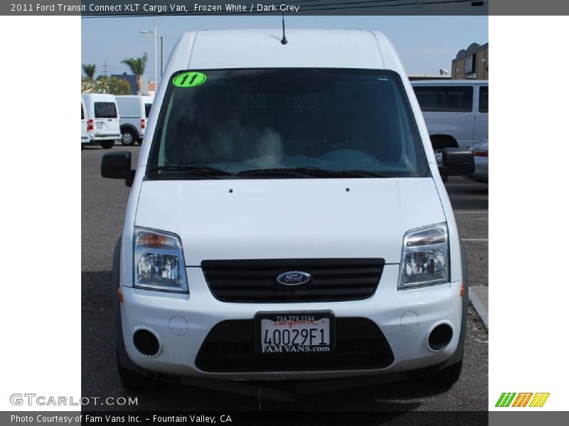 Frozen White / Dark Grey 2011 Ford Transit Connect XLT Cargo Van