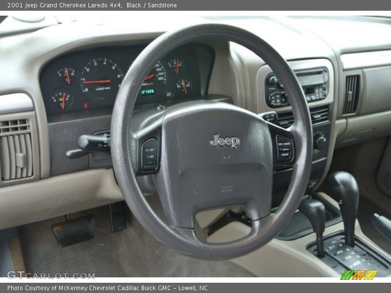 Black / Sandstone 2001 Jeep Grand Cherokee Laredo 4x4
