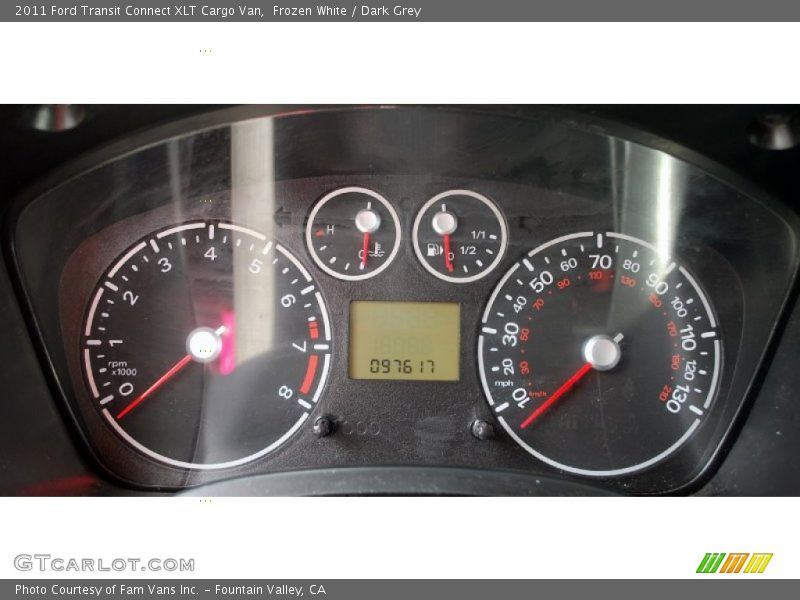 Frozen White / Dark Grey 2011 Ford Transit Connect XLT Cargo Van