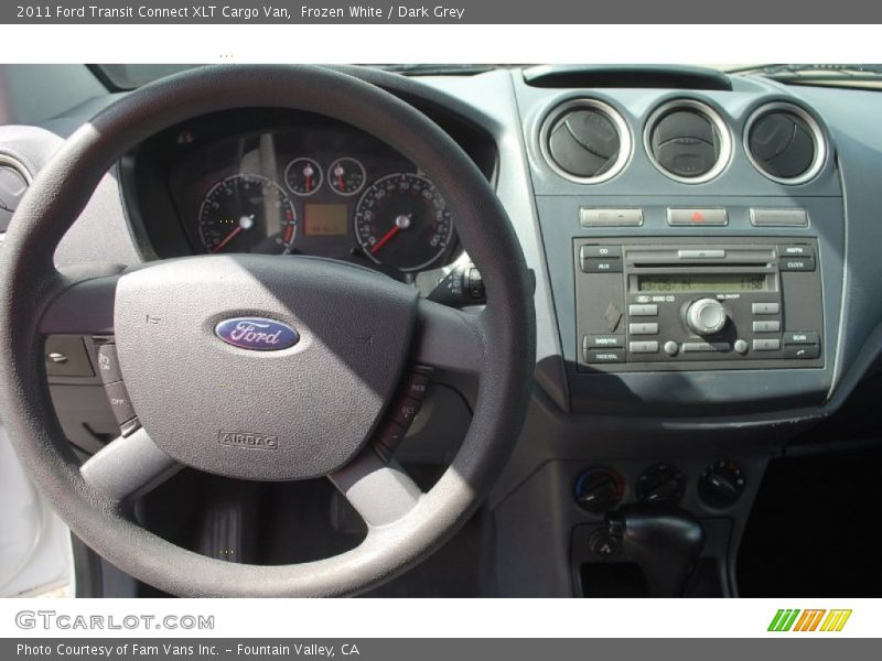 Frozen White / Dark Grey 2011 Ford Transit Connect XLT Cargo Van
