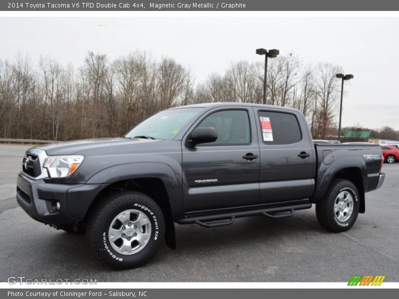 Magnetic Gray Metallic / Graphite 2014 Toyota Tacoma V6 TRD Double Cab 4x4