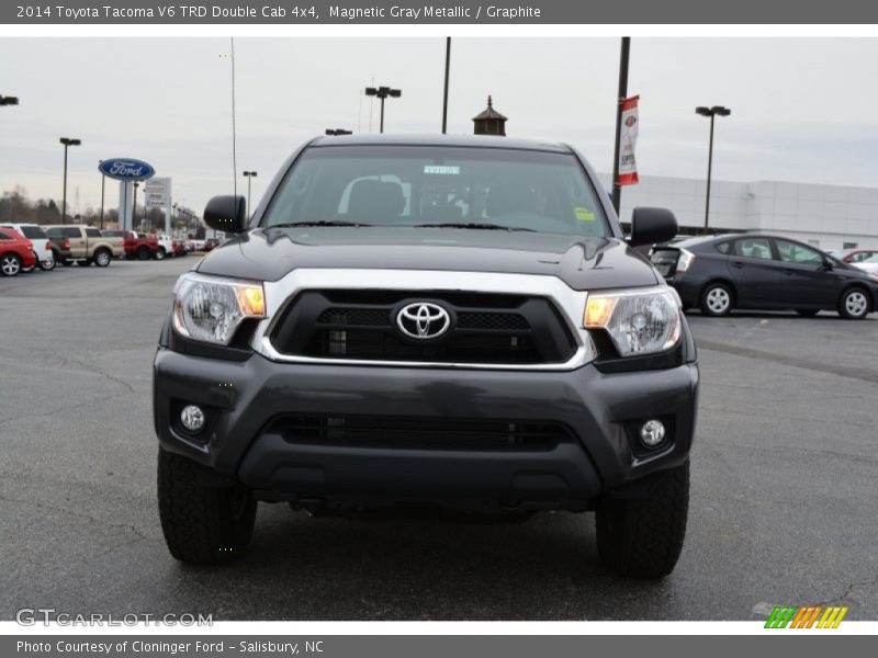 Magnetic Gray Metallic / Graphite 2014 Toyota Tacoma V6 TRD Double Cab 4x4