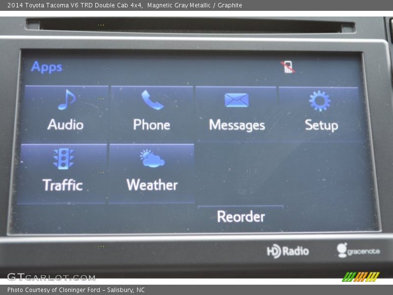 Magnetic Gray Metallic / Graphite 2014 Toyota Tacoma V6 TRD Double Cab 4x4
