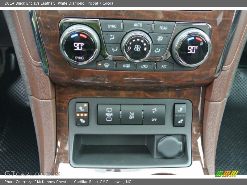 White Diamond Tricoat / Cocoa 2014 Buick Enclave Leather