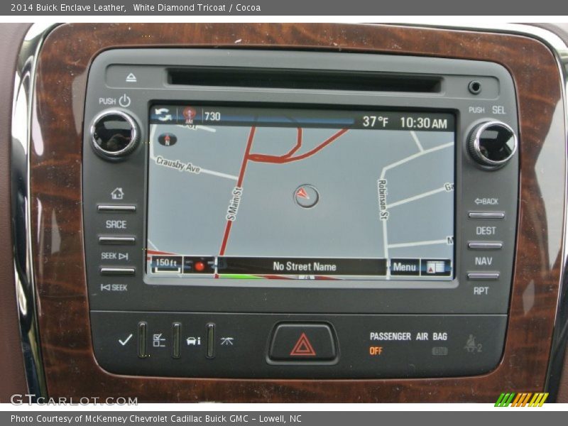 White Diamond Tricoat / Cocoa 2014 Buick Enclave Leather