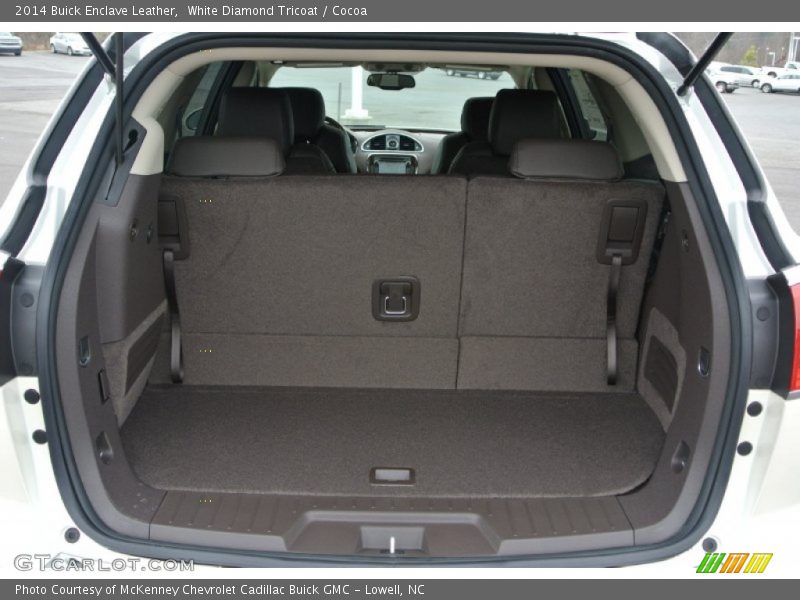 White Diamond Tricoat / Cocoa 2014 Buick Enclave Leather