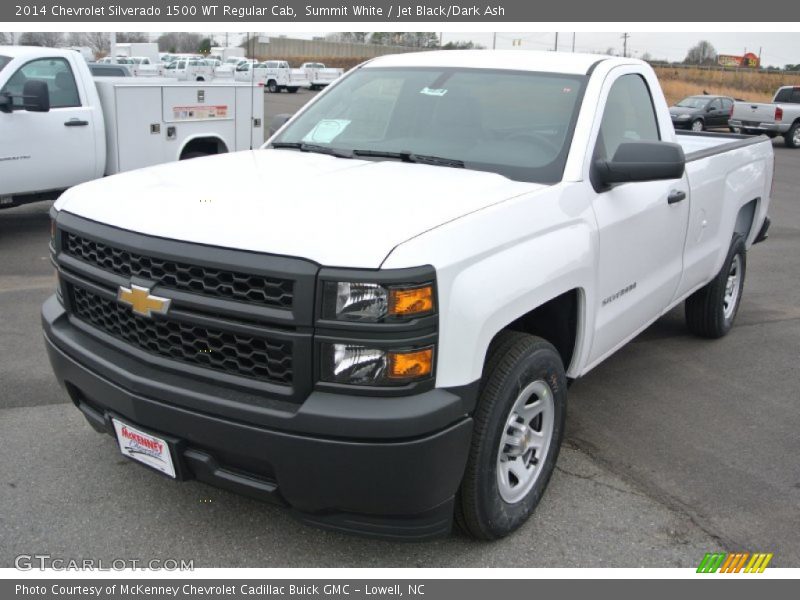 Summit White / Jet Black/Dark Ash 2014 Chevrolet Silverado 1500 WT Regular Cab